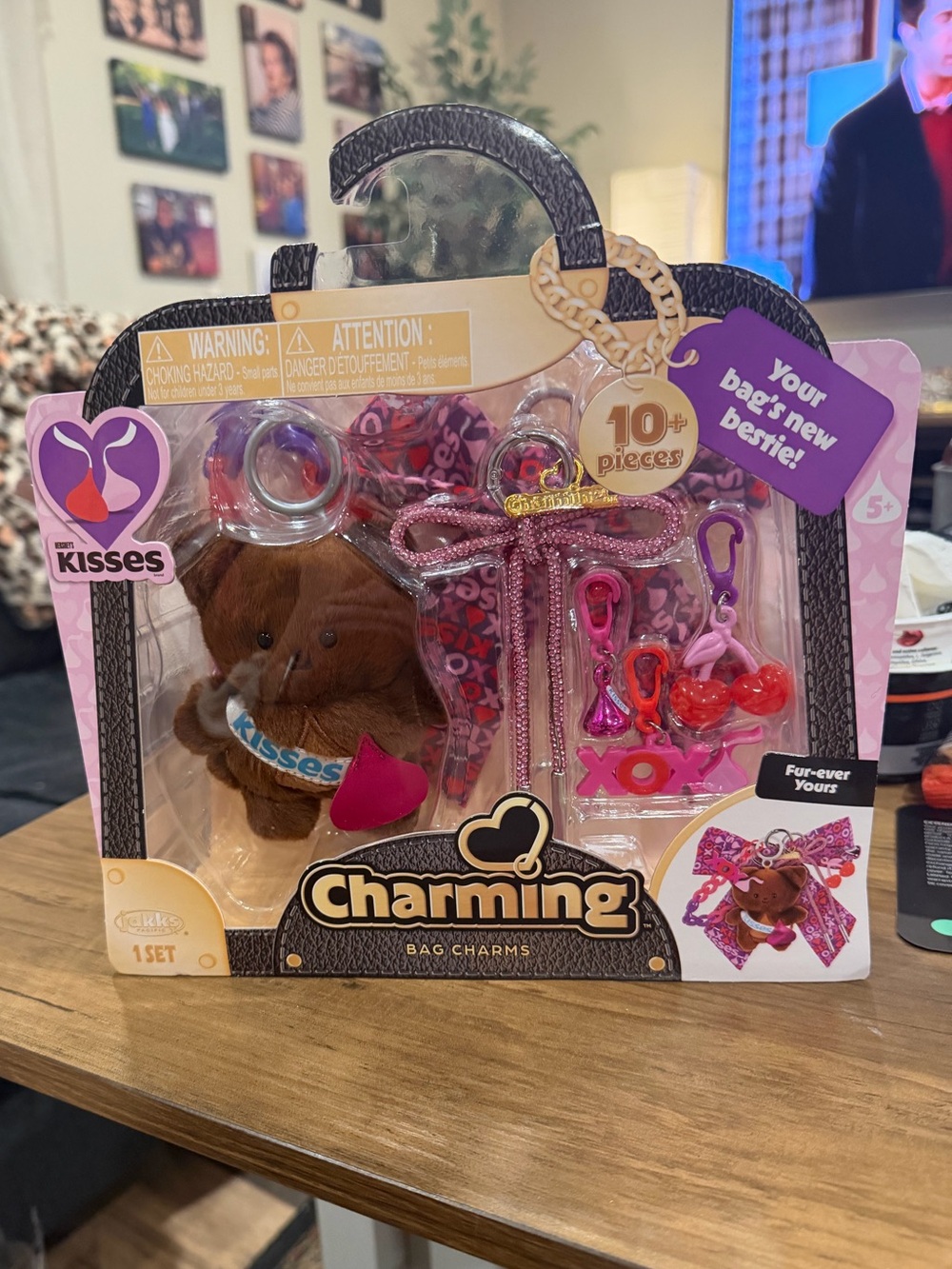 Hershey Kisses charming  Bag Charms Set